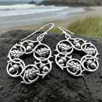 Oak Leaf Wreath Earrings