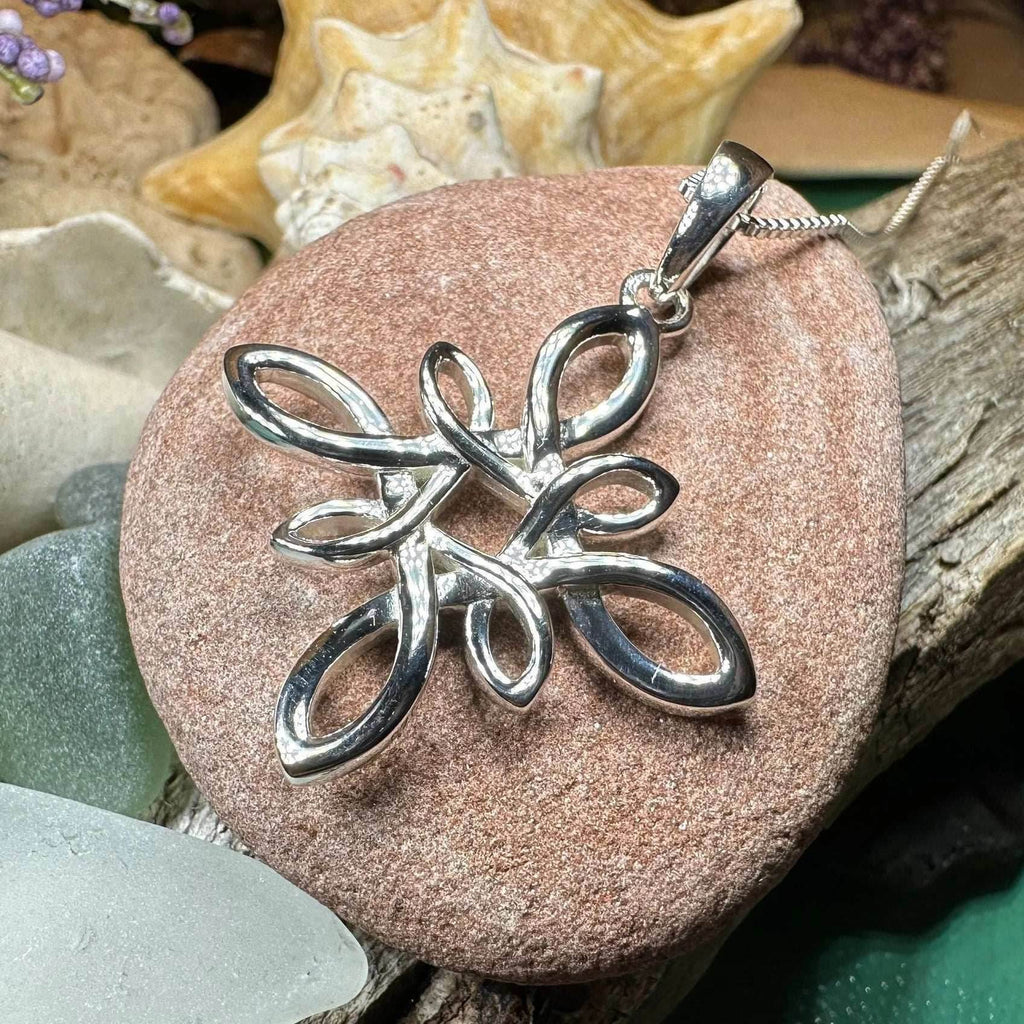 Celtic Star Knot Necklace - 18