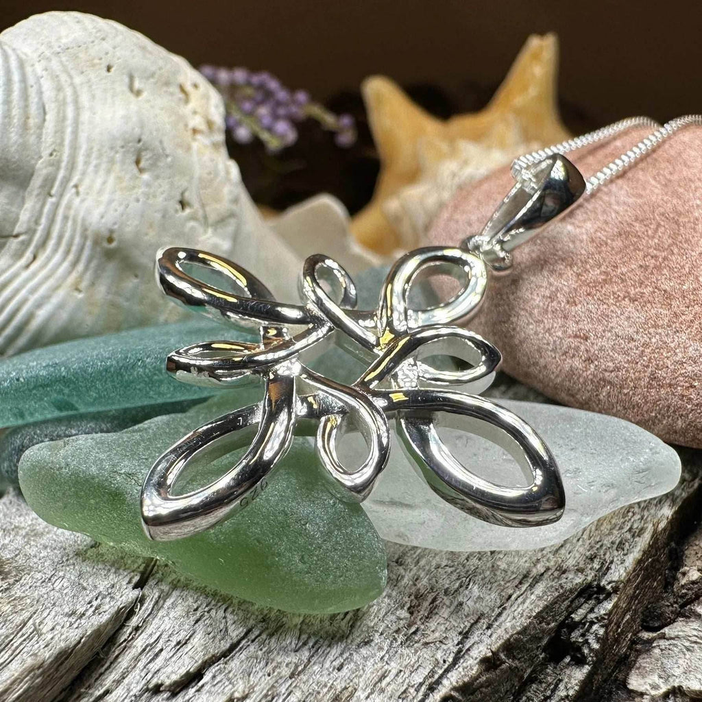 Celtic Star Knot Necklace - 18