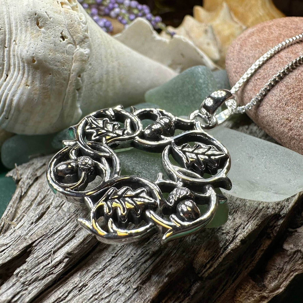 Delemere Oak Leaf Necklace - 18