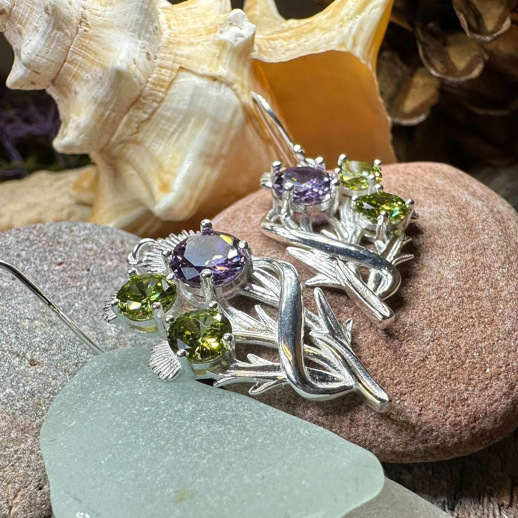 Cairn Elegant Thistle Earrings - 