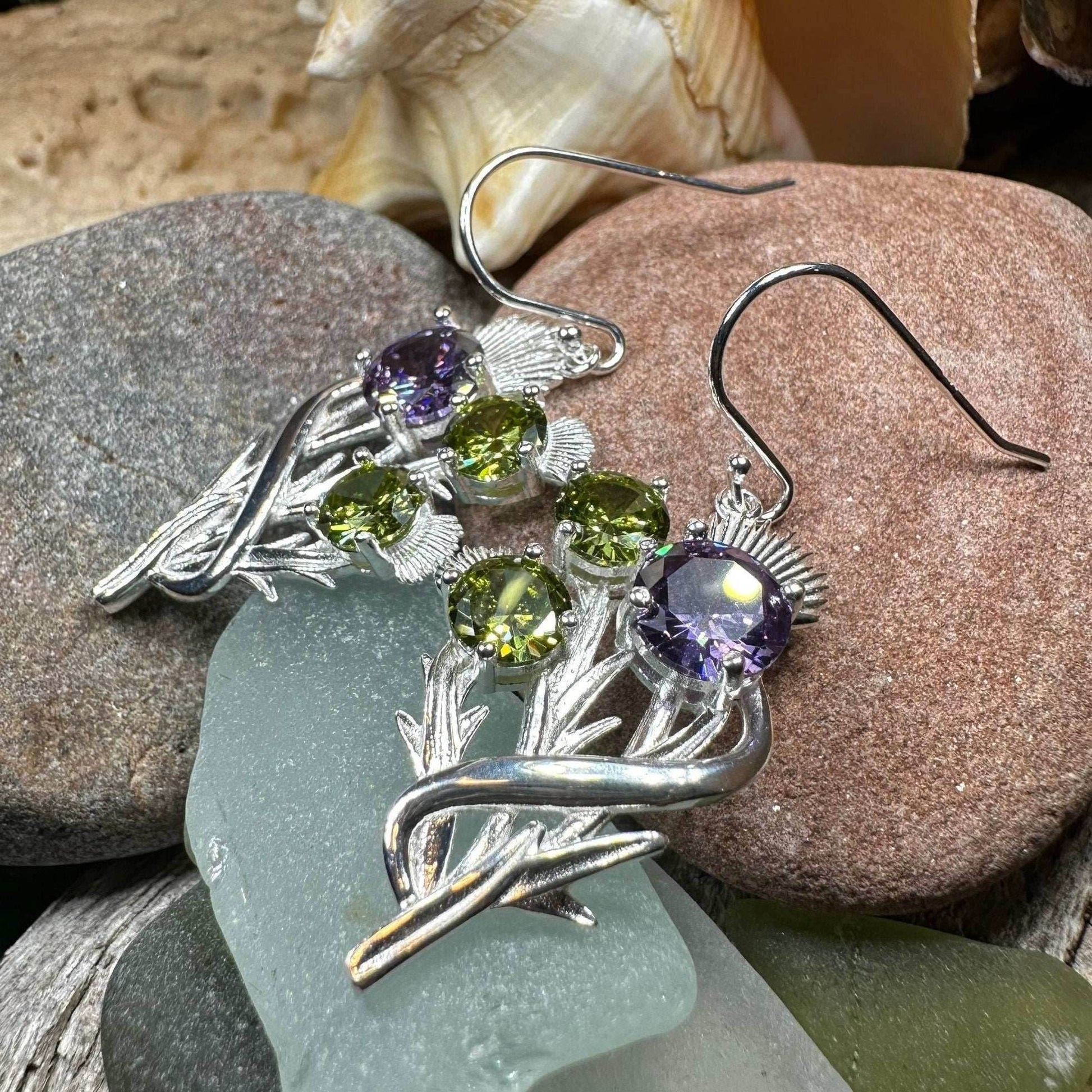 Cairn Elegant Thistle Earrings - 