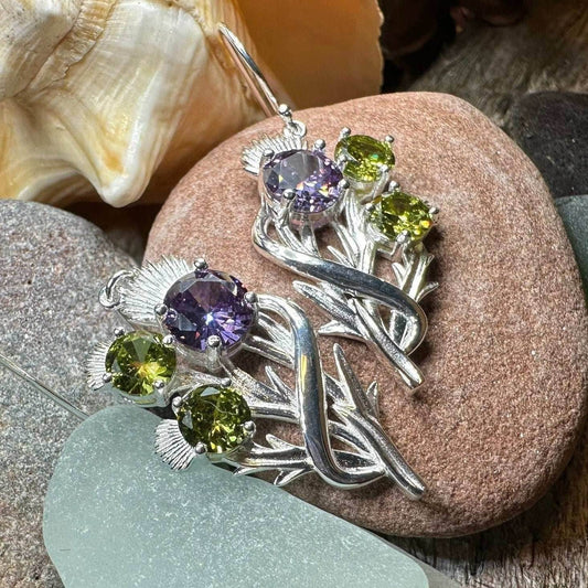 Cairn Elegant Thistle Earrings - 
