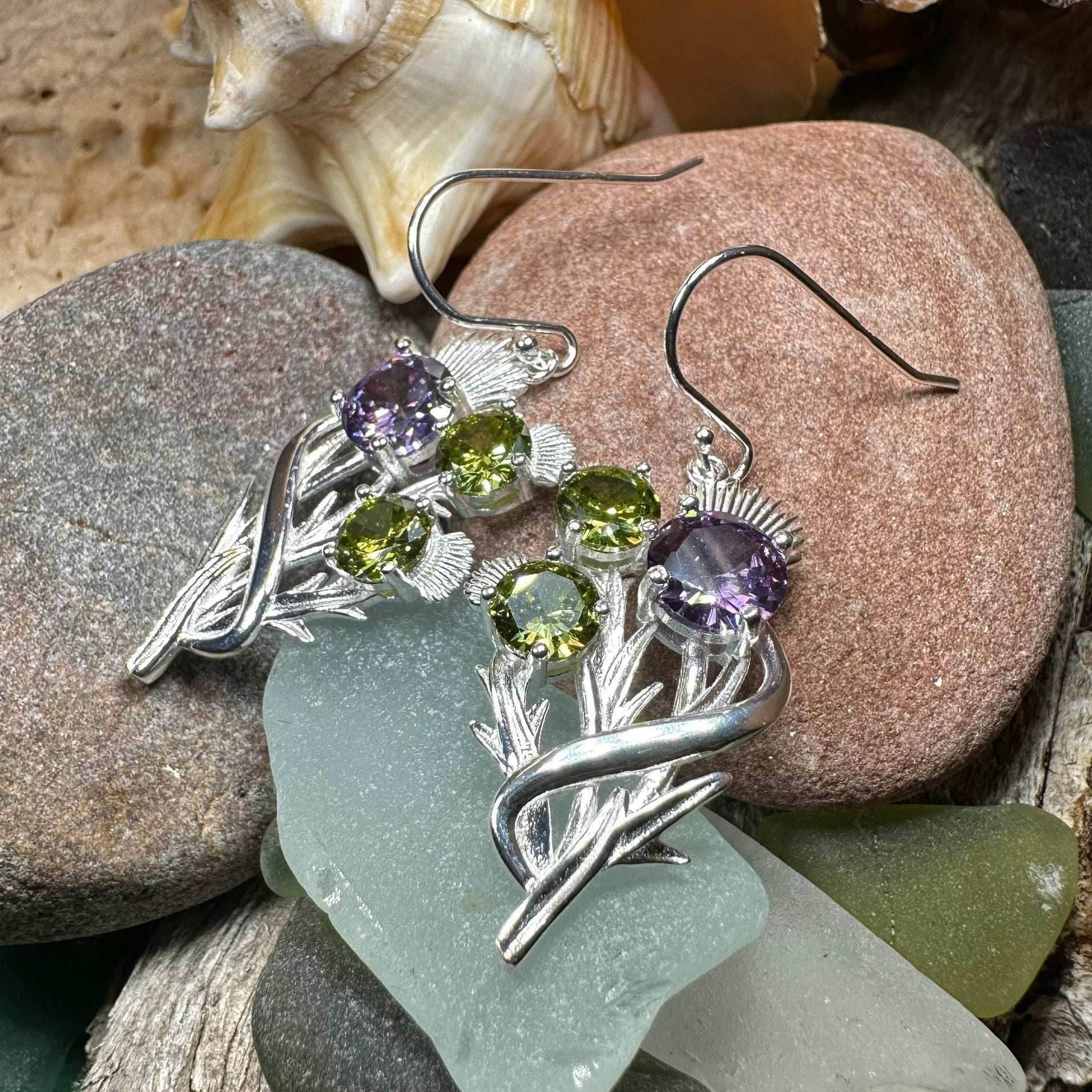 Cairn Elegant Thistle Earrings - 