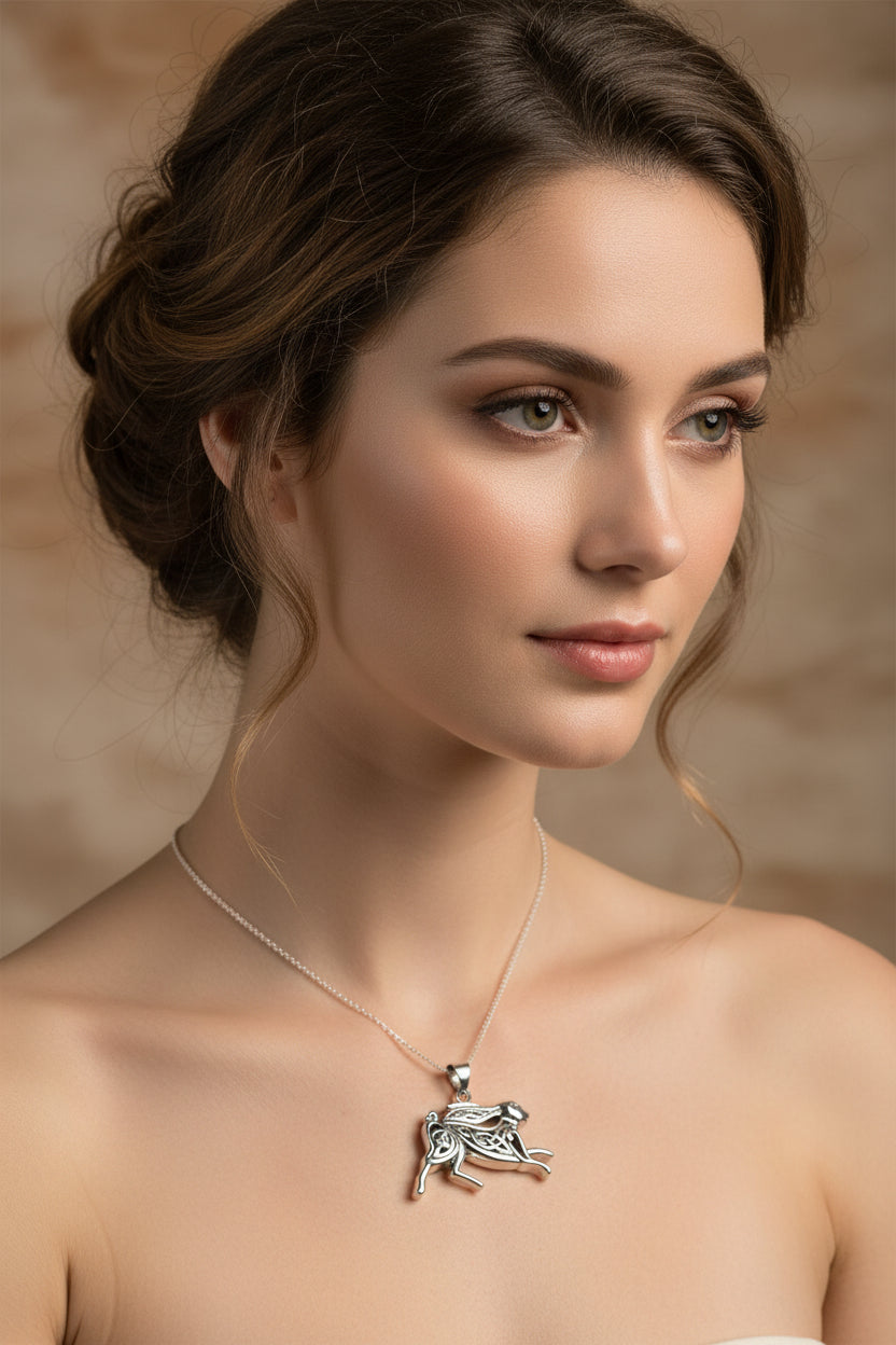 Ligach Celtic Rabbit Necklace