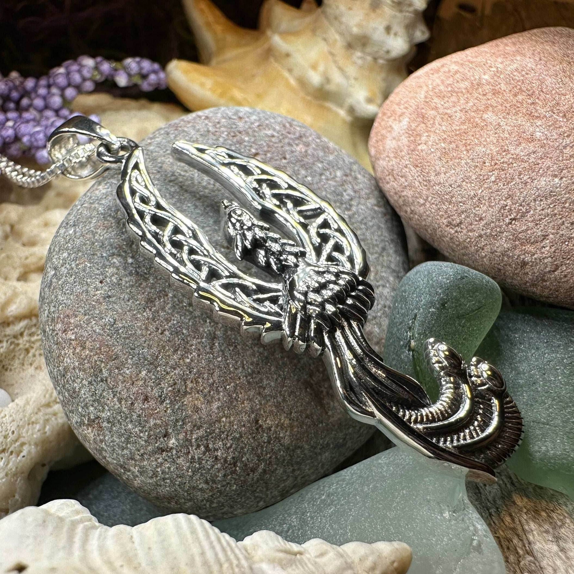 Eternal Rising Phoenix Necklace - 18