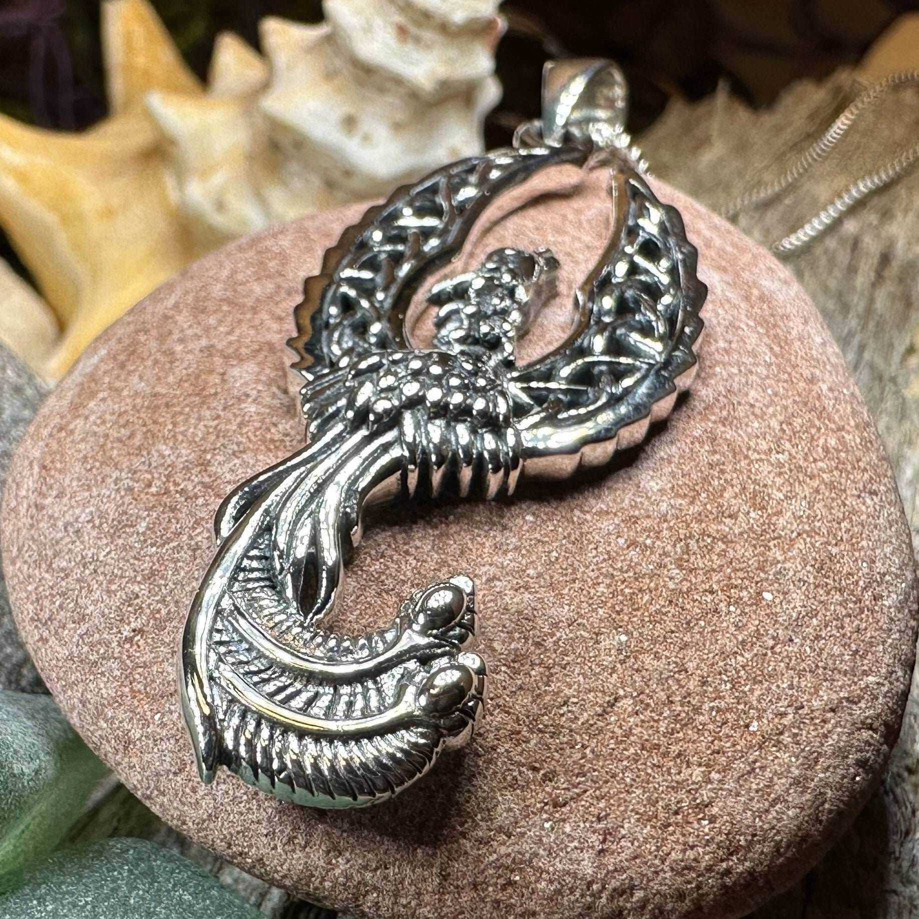 Eternal Rising Phoenix Necklace - 18