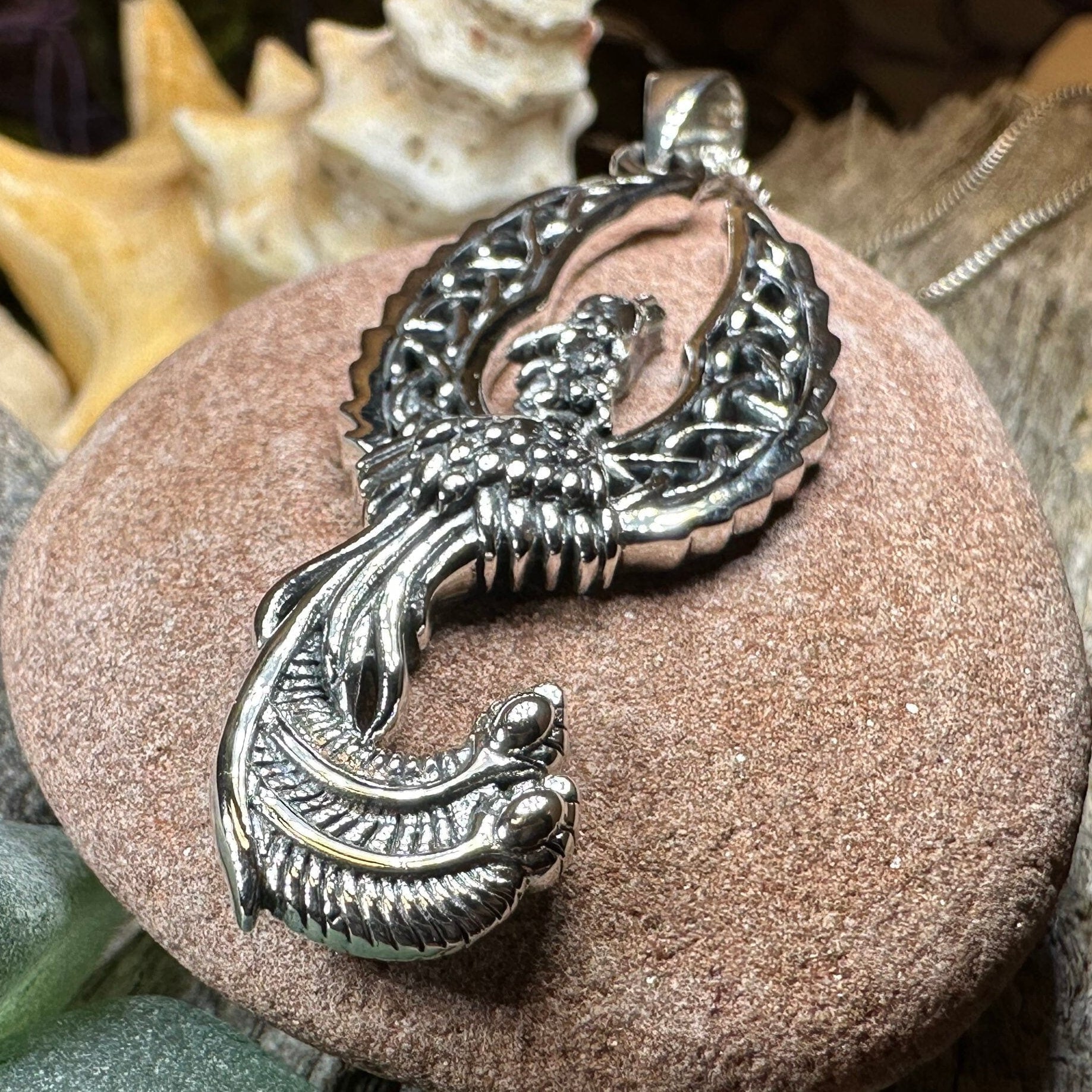 Eternal Rising Phoenix Necklace