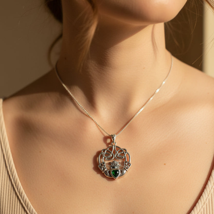 Irish Belle Claddagh Necklace