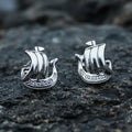 Viking Ship Post Earrings