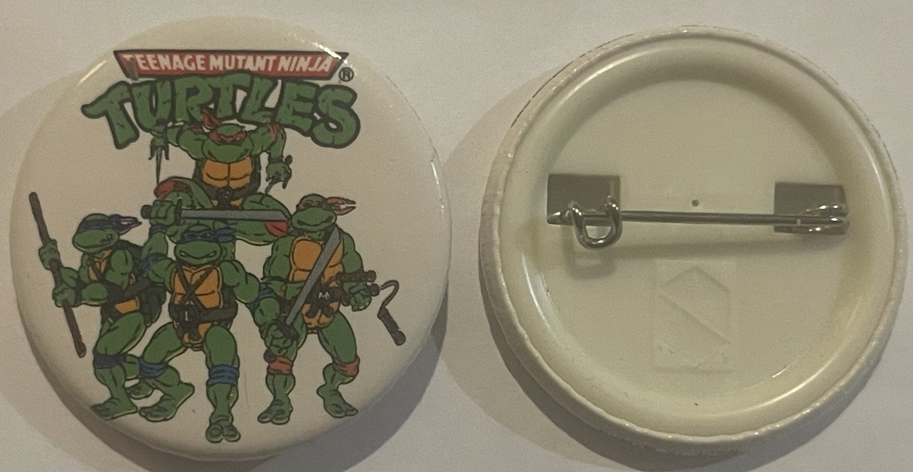 Vintage Teenage Mutant Ninja Turtles Movie Battle Pin Collectible
