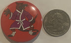 Vintage 1990 Teenage Mutant Ninja Turtles Splinter Cartoon Pin 🐢 — TMNT Button-Up Pinback Button