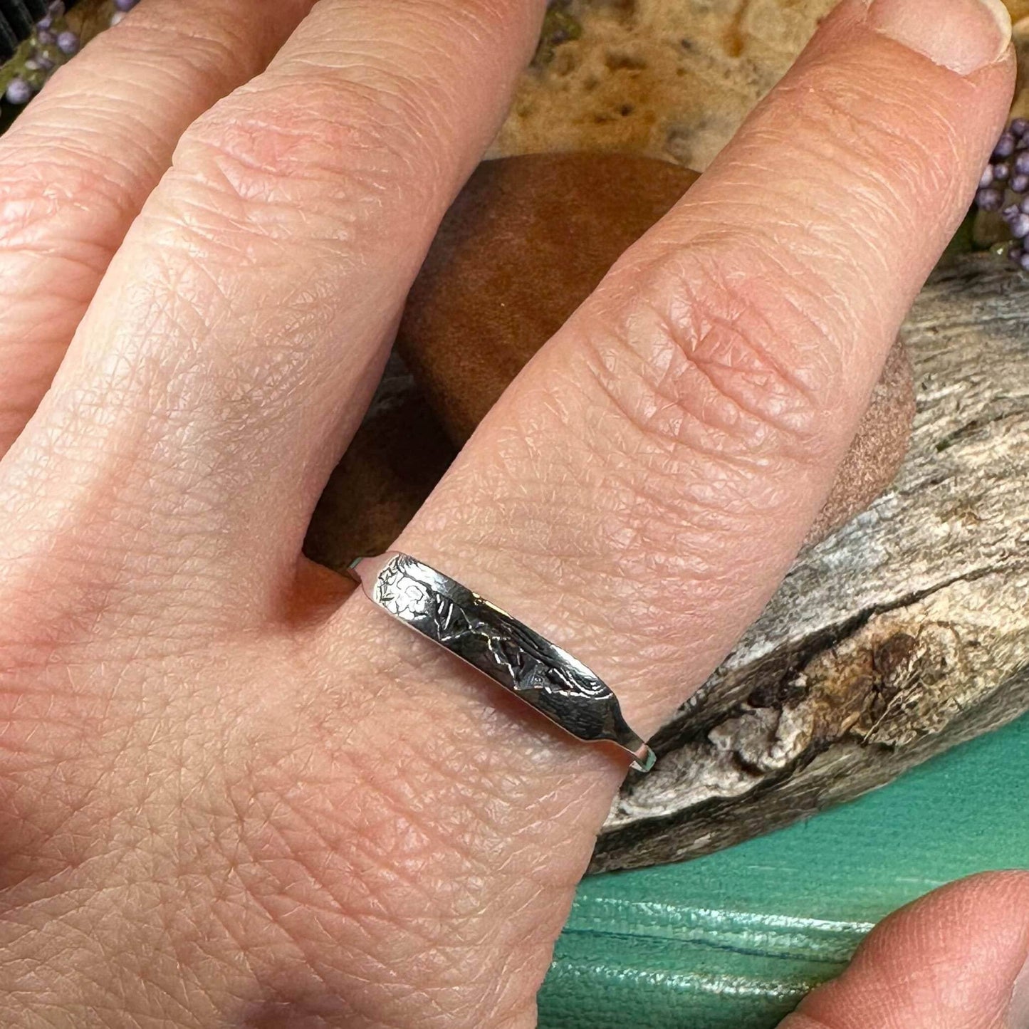 Minimalist Highland Mountain Ring - 5