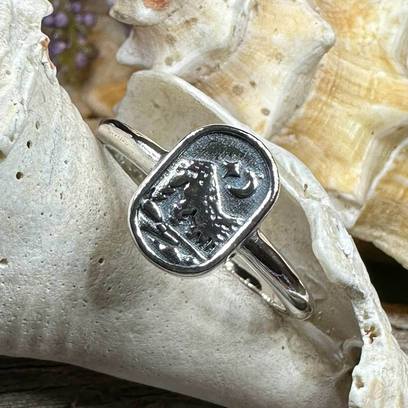 Minimalist Highland Mountain Ring - 5