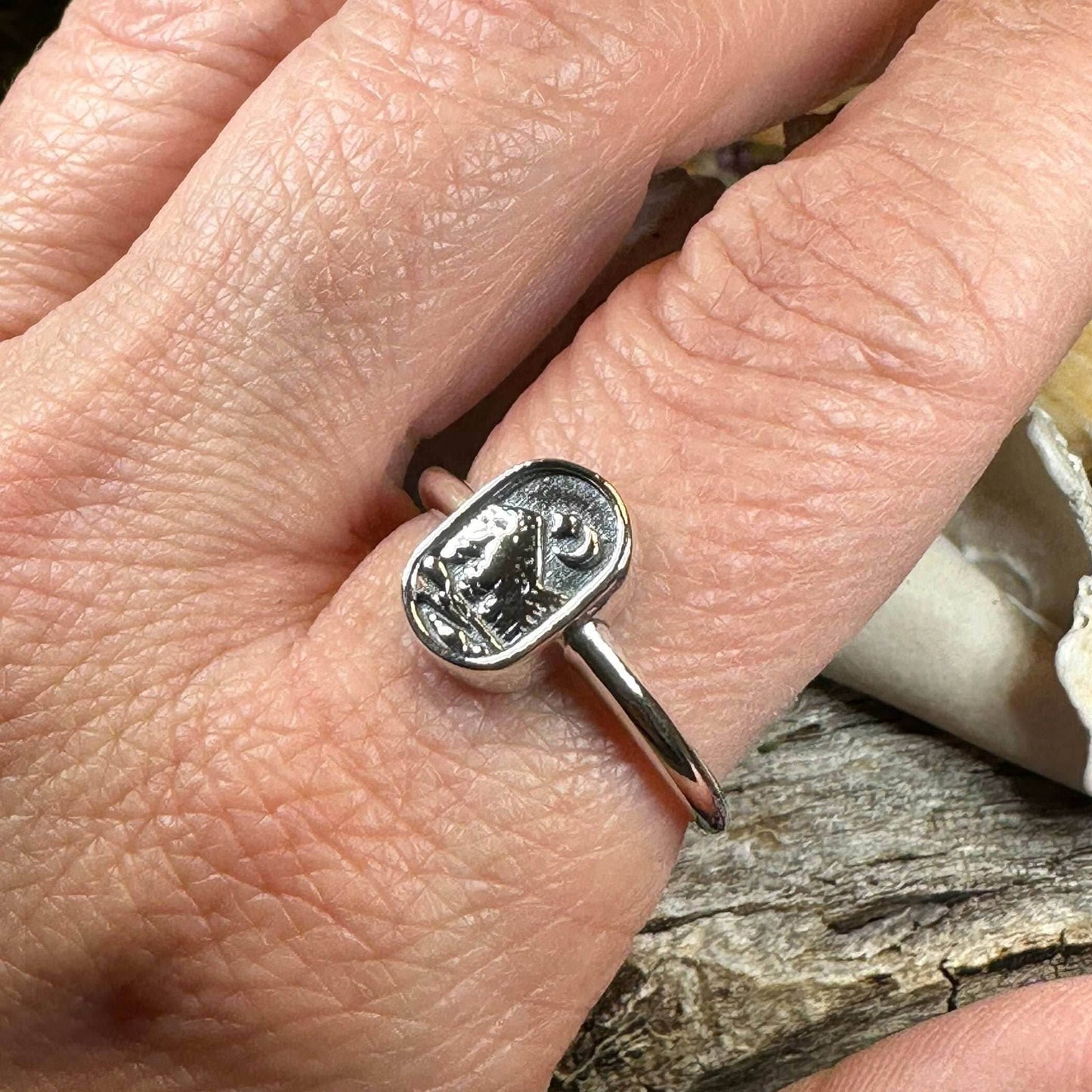 Minimalist Highland Mountain Ring - 5