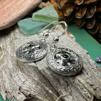 Emerald Shamrock Earrings - 