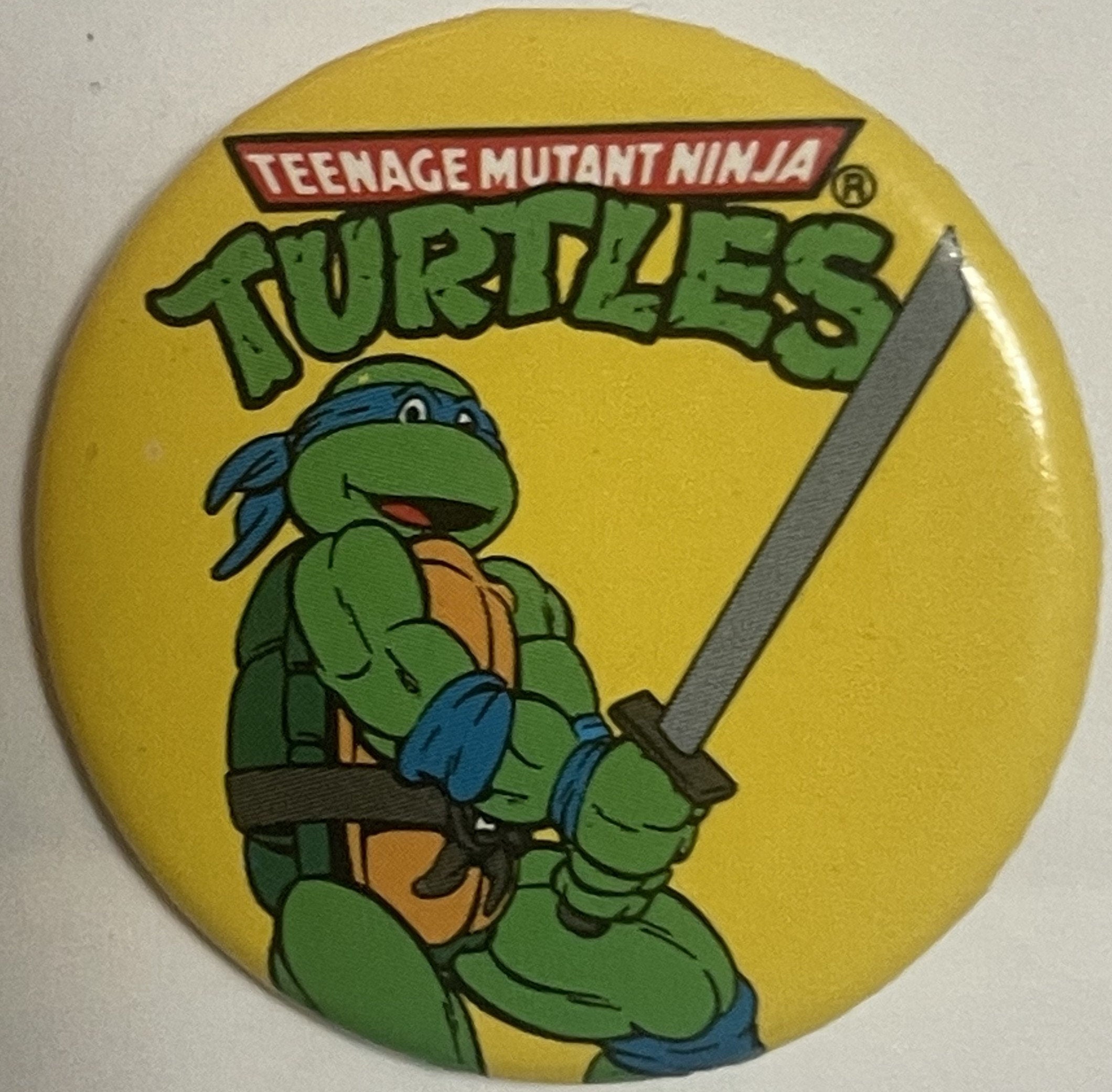 Rare 1990 Leonardo Pin from Ninja Turtles Movie