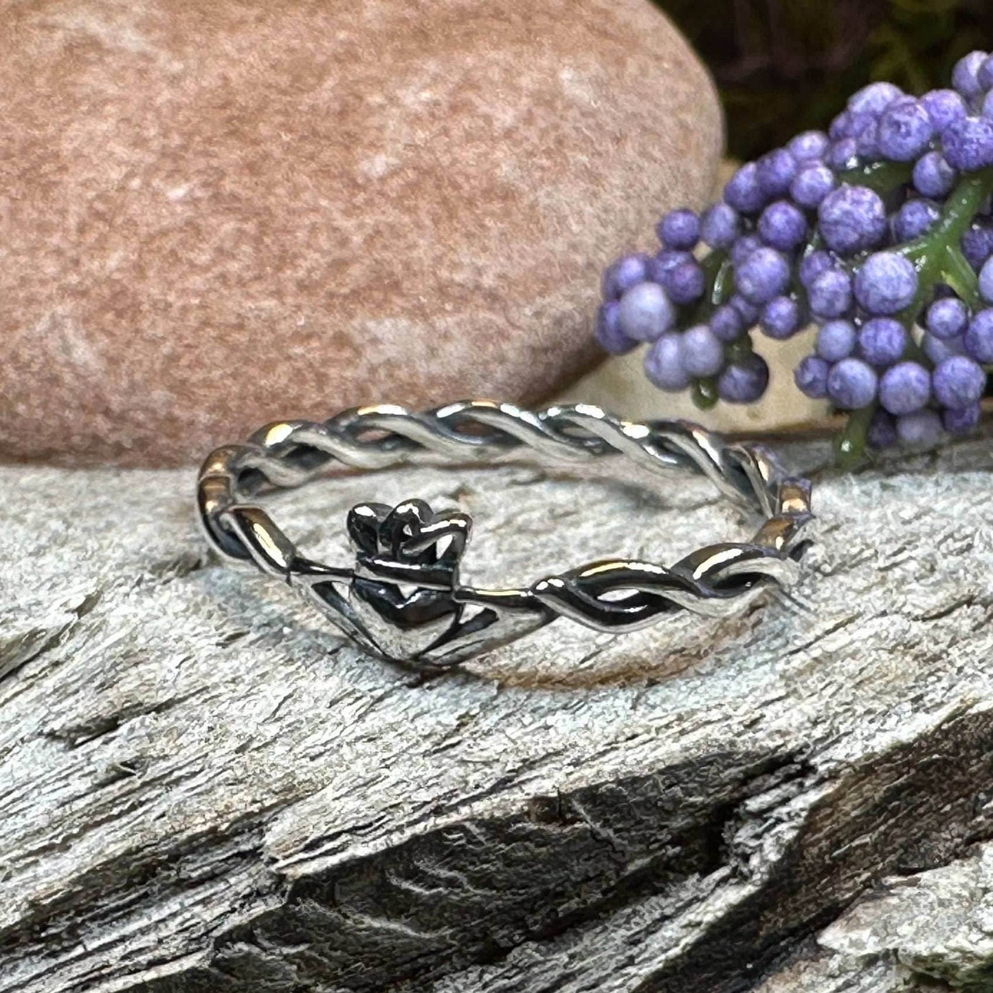 Dainty Claddagh Ring - 4