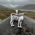 Eislyn Celtic Cat Necklace