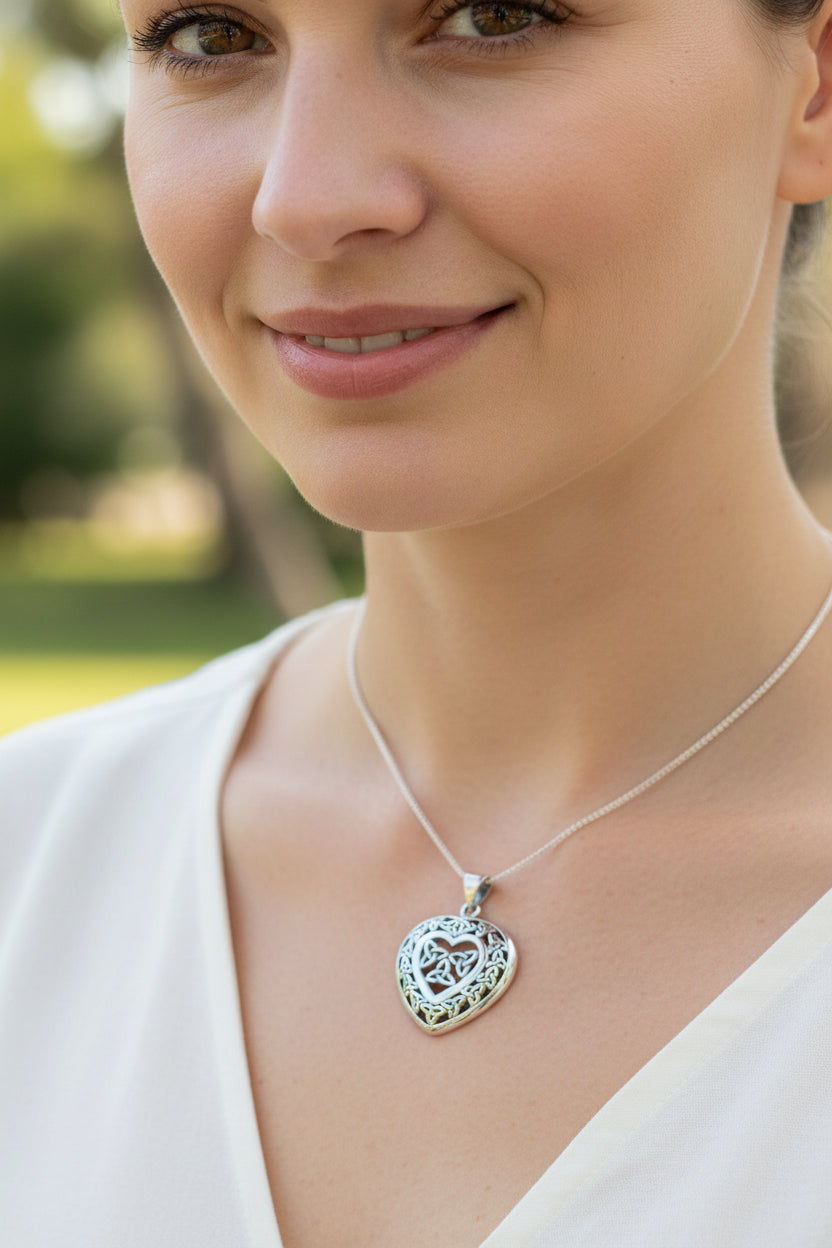 Celtic Loving Heart Necklace