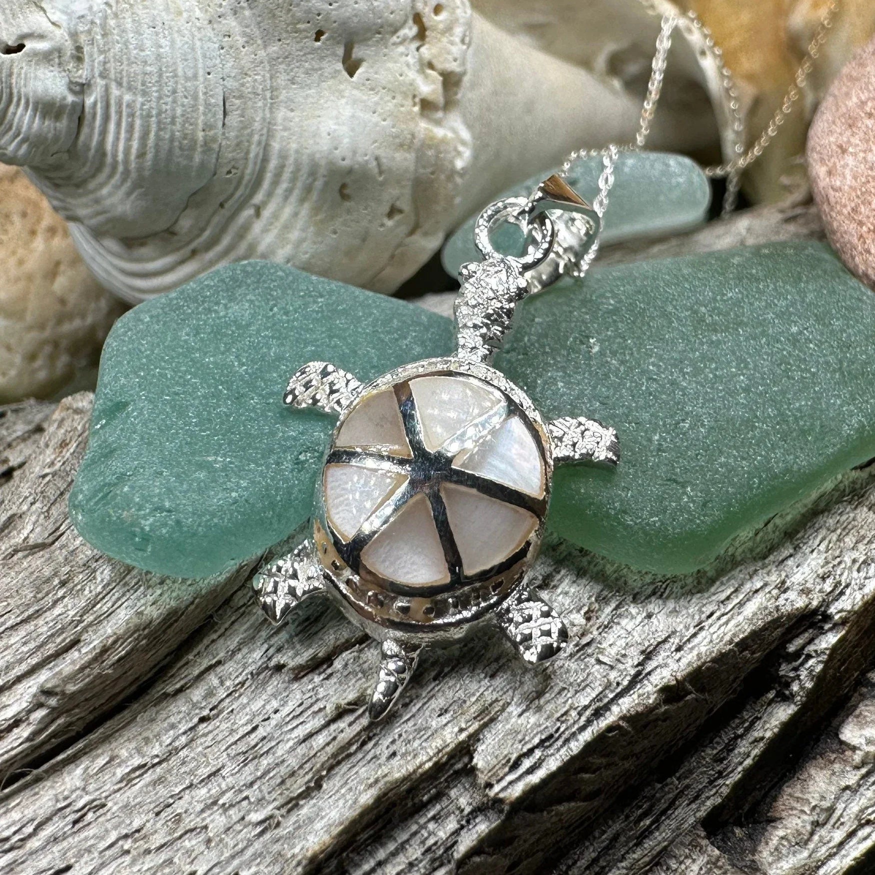 Bright Turtle Necklace