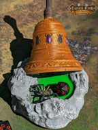 Bell of Bugs Dice Tower - Fate's End Collection - Summon Nature's Melodies and Mysteries with Every Ring. - Black / Yes- Include Random Dice Set