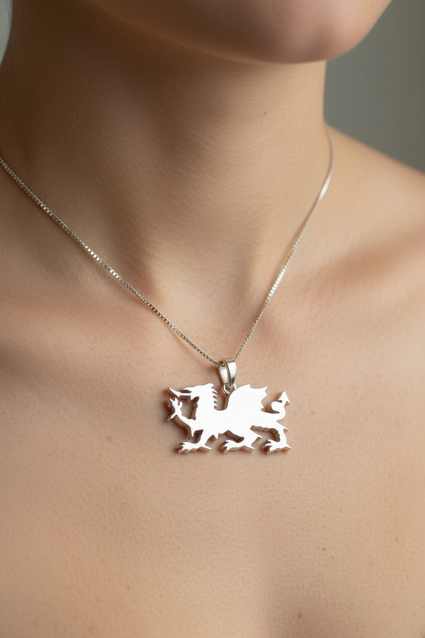 Llywelyn Welsh Dragon Necklace
