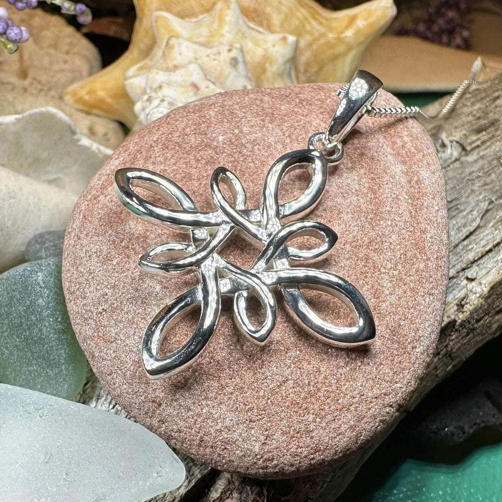 Celtic Star Knot Necklace - 18