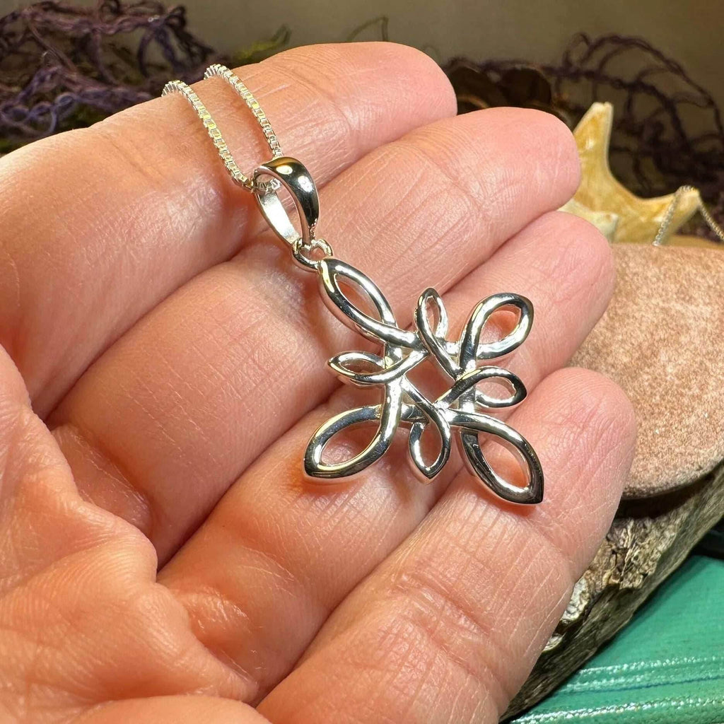 Celtic Star Knot Necklace - 18