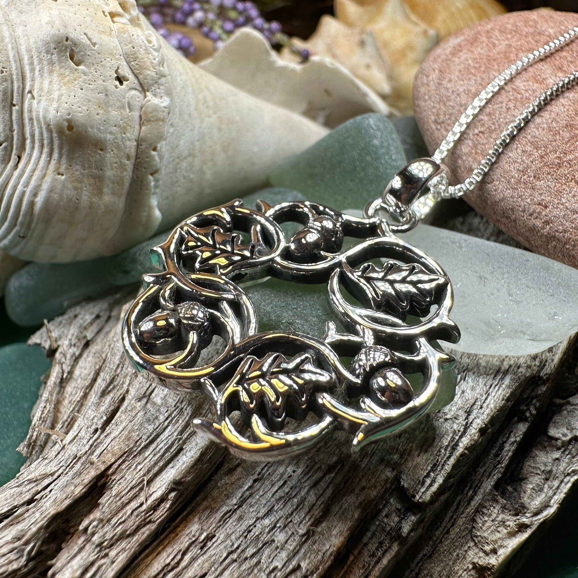 Delemere Oak Leaf Necklace