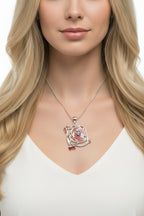 Red Flower Mackintosh Necklace