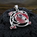 Red Flower Mackintosh Necklace