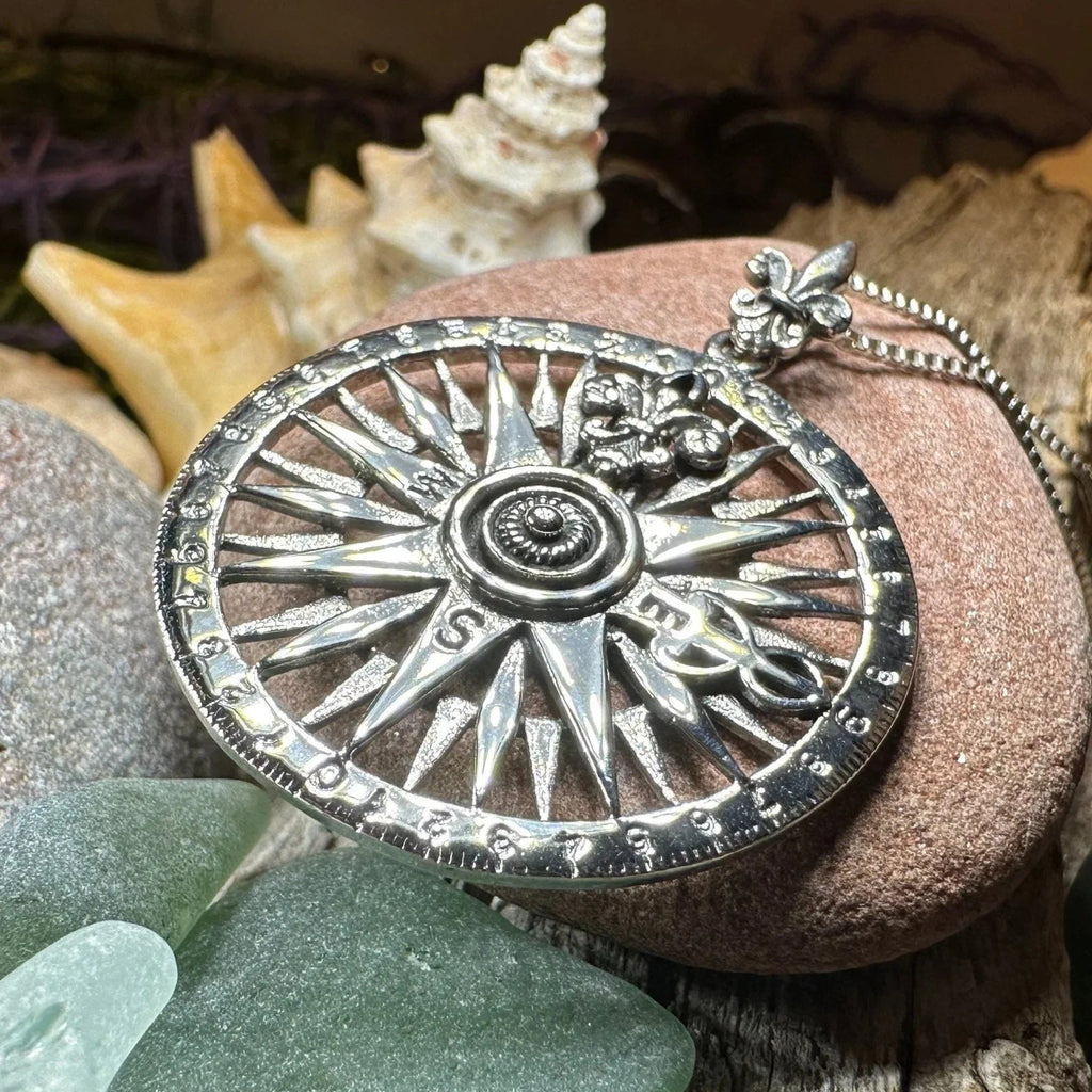 Wonderful Journey Compass Necklace