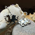Modern Welsh Dragon Earrings - 