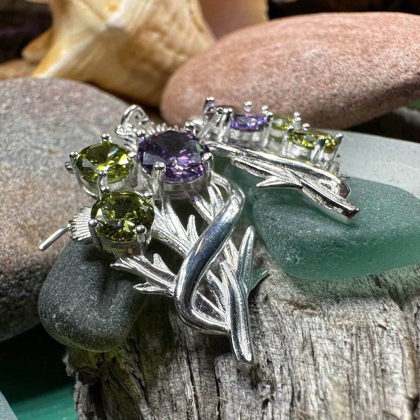 Cairn Elegant Thistle Earrings - 