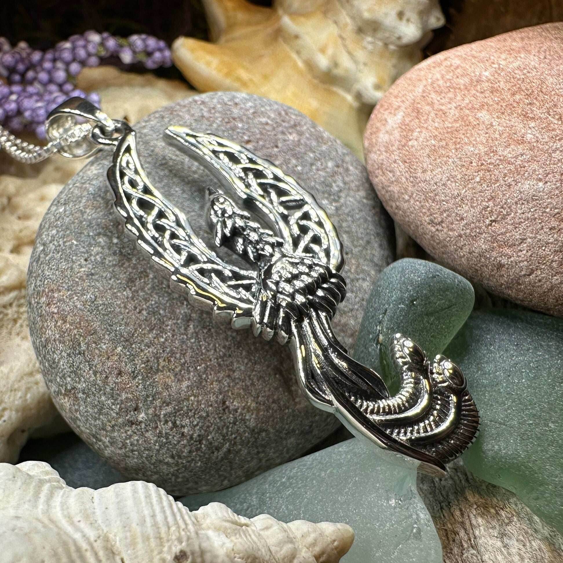 Eternal Rising Phoenix Necklace - 18