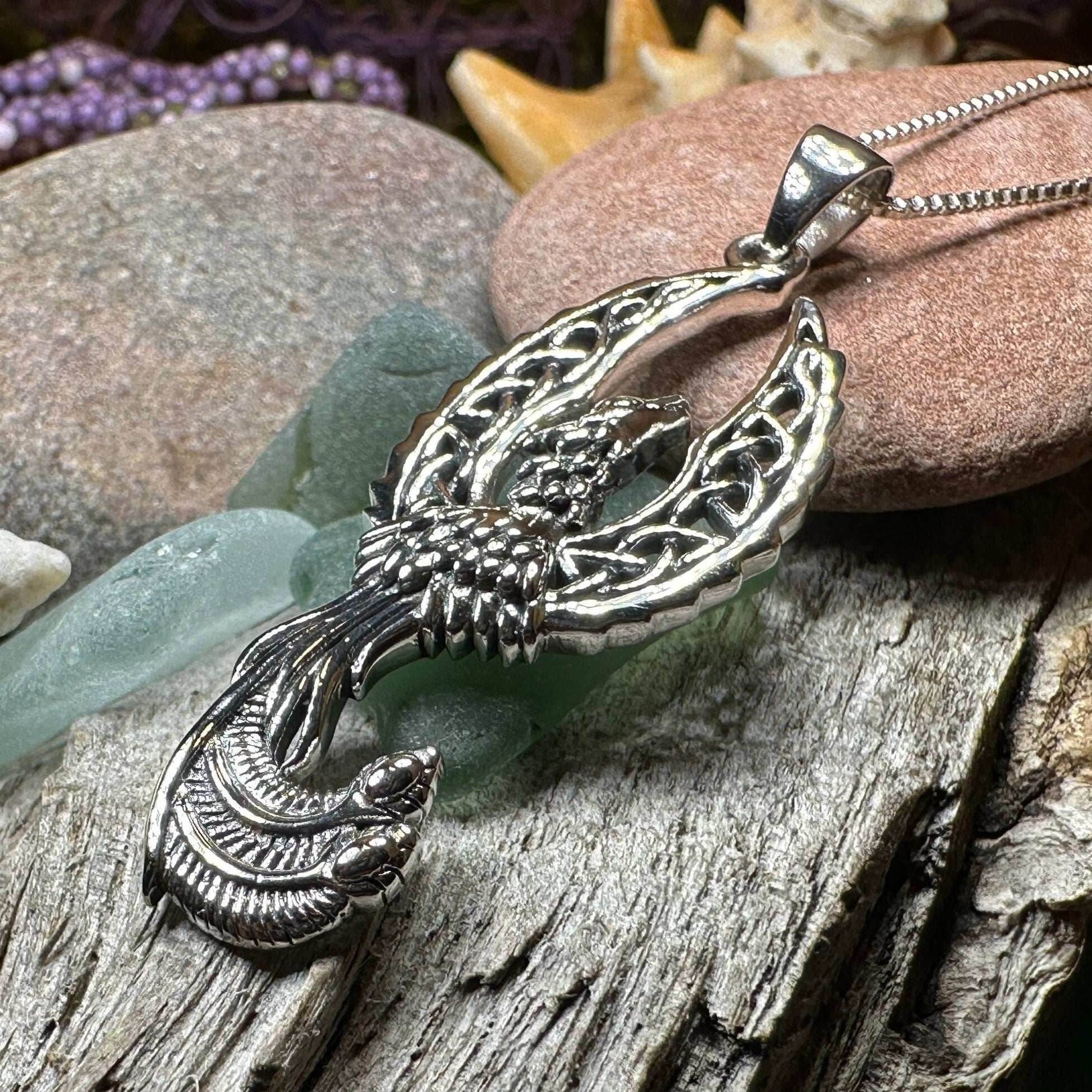 Eternal Rising Phoenix Necklace - 18