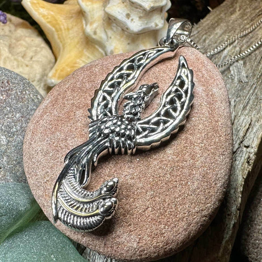 Eternal Rising Phoenix Necklace - 18