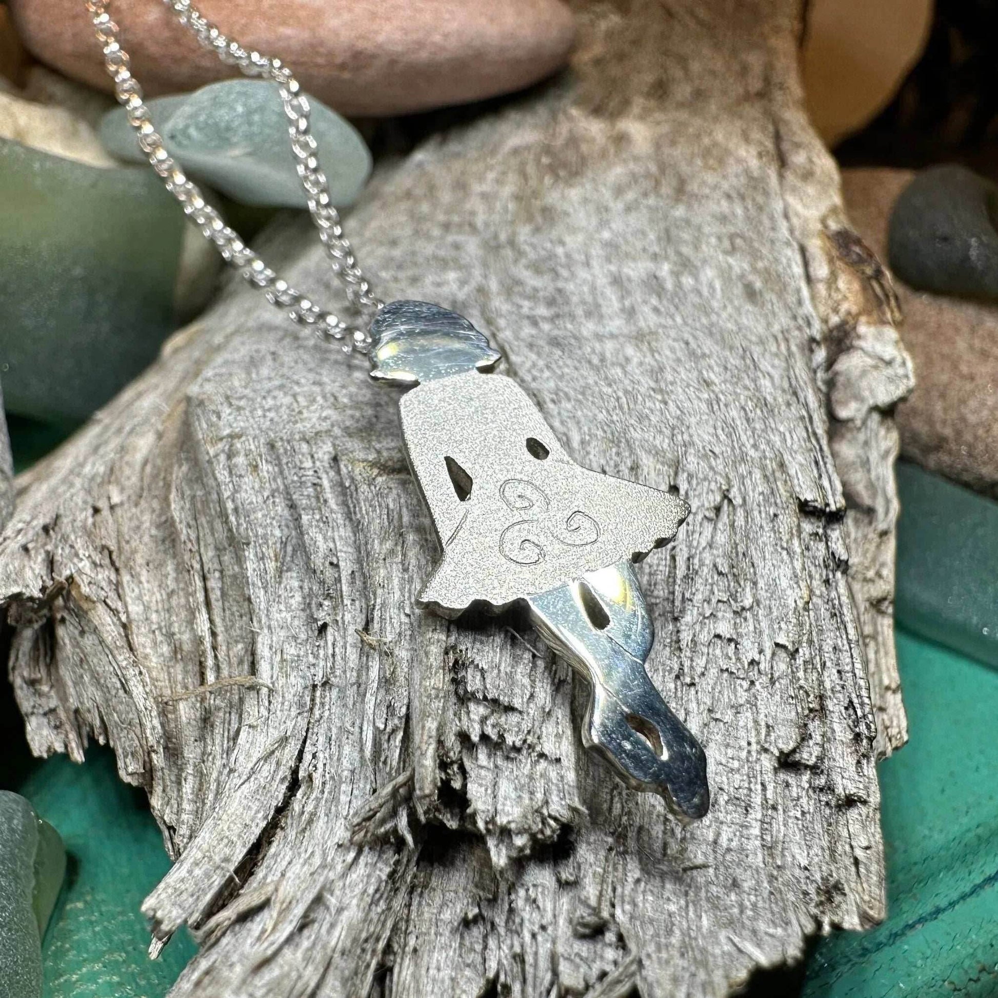 Triskele Irish Dancer Necklace - satin finish dress