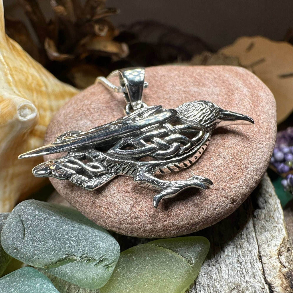 Eventide Celtic Raven Necklace - 18