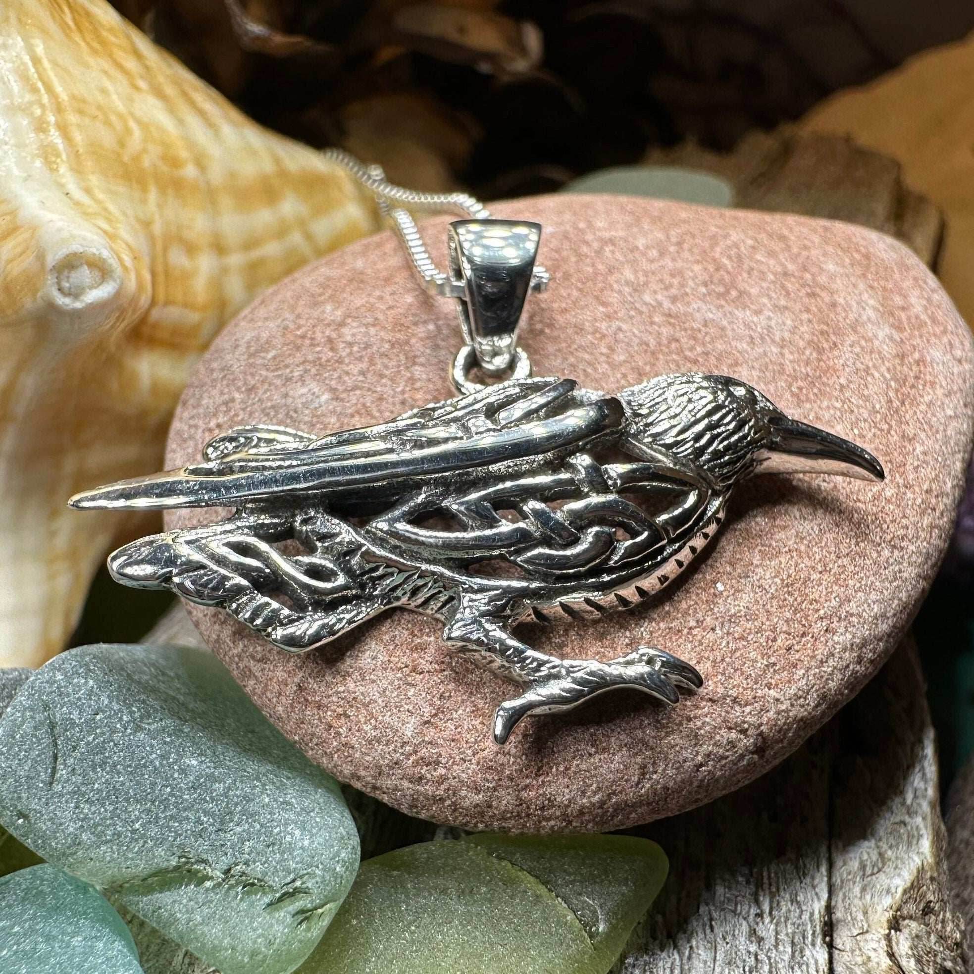 Eventide Celtic Raven Necklace - 18
