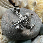 Eventide Celtic Raven Necklace - 18