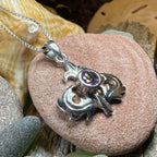 Lorraine Amethyst Thistle Necklace - 18