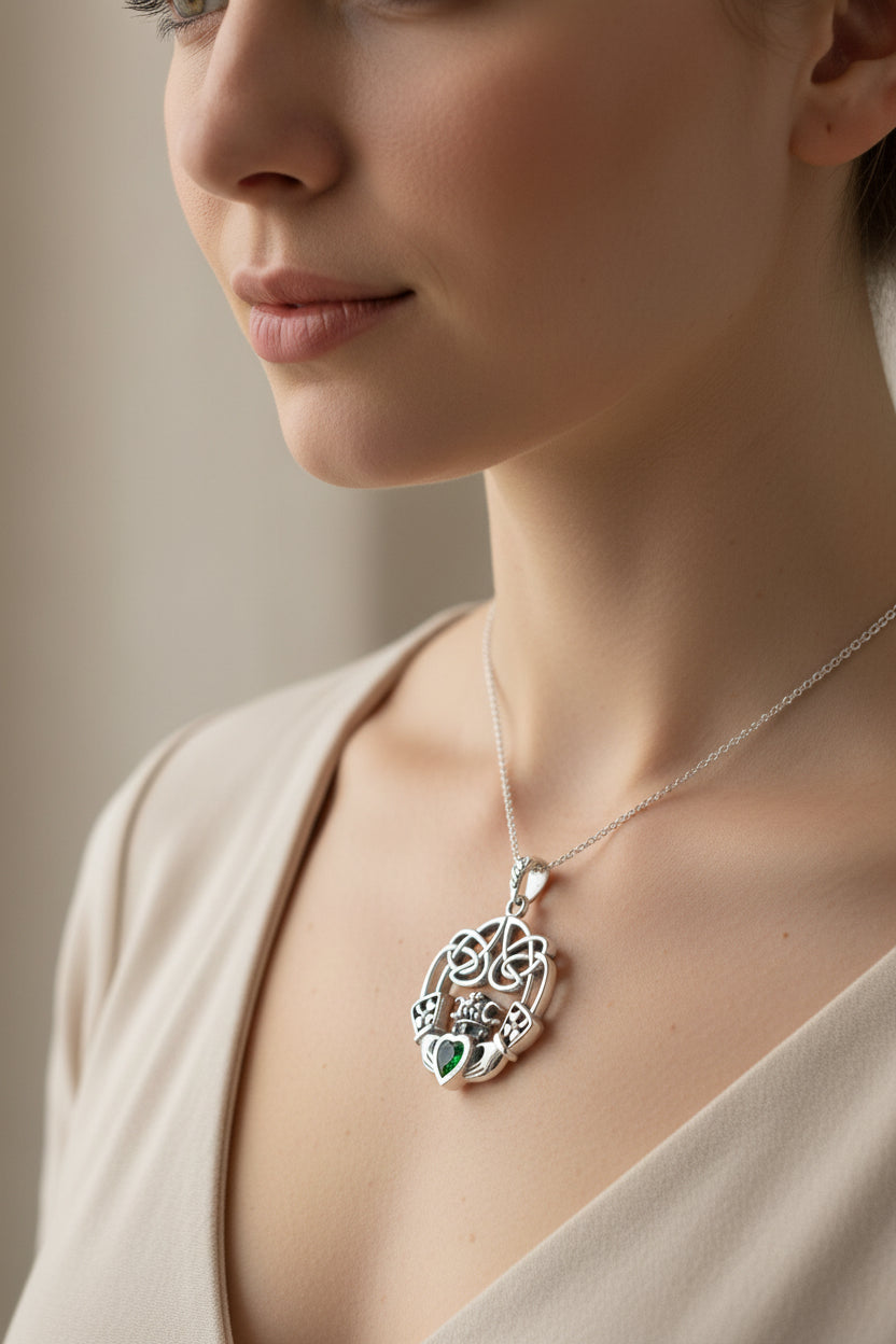 Irish Belle Claddagh Necklace