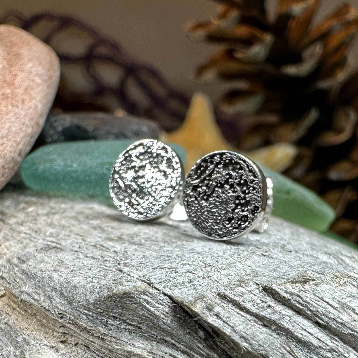 Realistic Moon Earrings - 