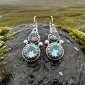 Courtly Love Amethyst Earrings
