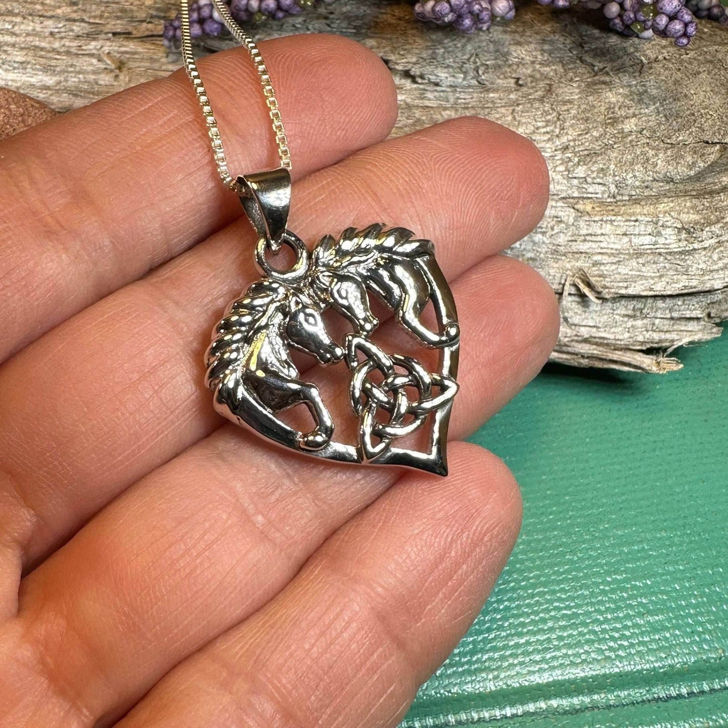 Cheval Celtic Horse Necklace - 18