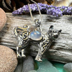 Tayla Celtic Cat Necklace - 18