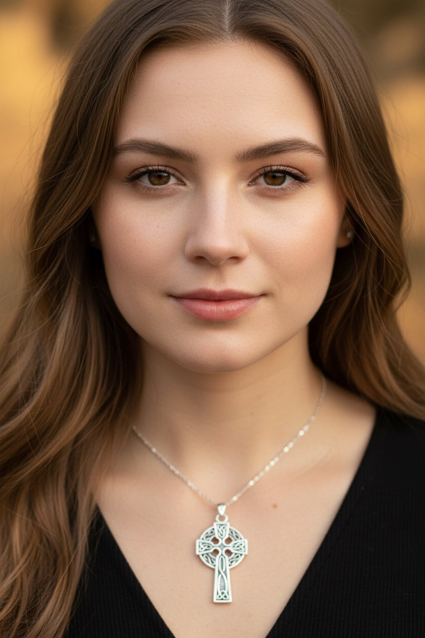 Dedication Celtic Cross Necklace