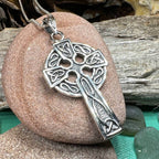 Dedication Celtic Cross Necklace - 18